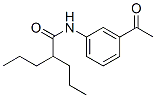 N-(3-acetylphenyl)-2-propyl-pentanamide 结构式