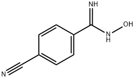 4-CYANO-N-HYDROXY-BENZENECARBOXIMIDAMIDE 结构式