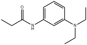 N-[3-(二乙氨基)苯基]丙酰胺 结构式