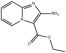 2-氨基咪唑并[1,2-A]吡啶-3-羧酸乙酯 结构式