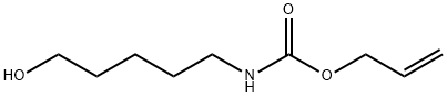 N-(5-羟基戊基)氨基甲酸烯丙酯 结构式