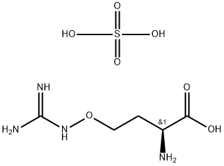L-刀豆氨酸硫酸盐 结构式