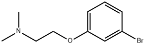 2-(3-溴苯氧基)-N,N-二甲基乙胺 结构式