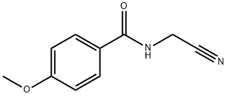 N-CYANOMETHYL-4-METHOXY-BENZAMIDE 结构式