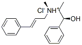 (R*,S*)-CINNAMYL(BETA-HYDROXY-ALPHA-METHYLPHENETHYL)METHYLAMMONIUM CHLORIDE 结构式