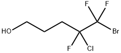 5-溴-4-氯-4,5,5-三氟-1-戊醇 结构式