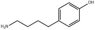 4-(4-氨基丁基)苯酚 结构式