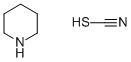 Thiocyanic acid piperidine