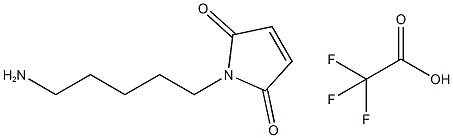 1-(5-氨基戊基)-1H-吡咯-2,5-二酮 2,2,2-三氟乙酸盐 结构式