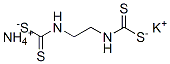 Potassium ammonium ethylenebis(dithiocarbamate) 结构式