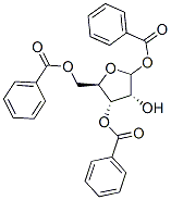 1,3,5-三苯甲酰基-D-呋喃核糖 结构式