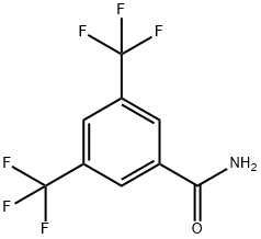 3,5-双三氟甲基苯甲酰胺 结构式