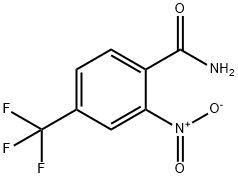 12-硝基-4-三氟甲基苯酰胺 结构式