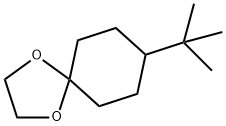 8-叔-丁基-1,4-二氧杂螺[4.5]癸烷 结构式