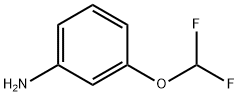 3-二氟甲氧基苯胺 结构式
