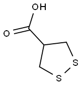 1,2-二噻戊环-4-羧酸 结构式