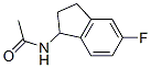 Acetamide, N-(5-fluoro-2,3-dihydro-1H-inden-1-yl)-, (+)- (9CI) 结构式