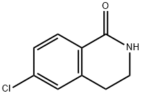 6-氯-3,4-二氢-异喹啉-1-酮 结构式