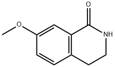 7-甲氧基-3,4-二氢-2H-异喹啉-1-酮 结构式