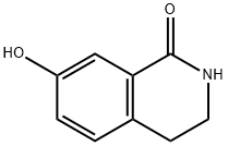 3,4-二氢-7-羟基-1(2H)-异喹啉酮 结构式