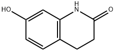 3,4-二氢-7-羟基-2(1H)-喹啉酮 结构式