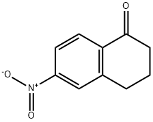 6-硝基-Α-四氢萘酮 结构式