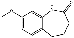 8-甲氧基-4,5-二氢-1H-苯并[B]氮杂卓-2(3H)-酮 结构式