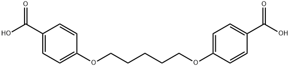 4,4'-[1,5-PENTANEDIYLBIS(OXY)] BISBENZOIC ACID 结构式