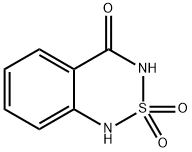 1H-2,1,3-Benzothiadiazine-4-ol 2,2-dioxide 结构式