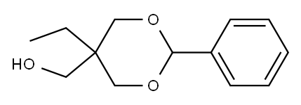 5-ETHYL-2-PHENYL-1,3-DIOXANE-5-METHANOL 结构式