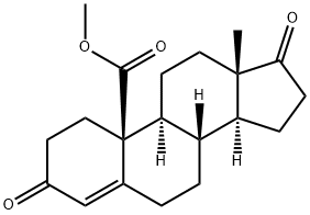 Methyl 3,17-Dioxo-4-androsten-19-oate 结构式