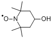 4-羟基-2,2,6,6-四甲基哌啶-1-氧自由基 结构式