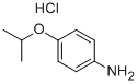 4-ISOPROPOXY-PHENYLAMINE HYDROCHLORIDE 结构式