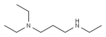 3-(二乙胺基)丙基](乙基)胺 结构式