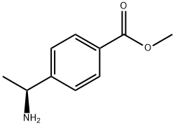 4-[(1S)-1-氨乙基]-苯甲酸甲酯 结构式