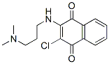 2-Chloro-3-[[3-(dimethylamino)propyl]amino]-1,4-naphthoquinone 结构式