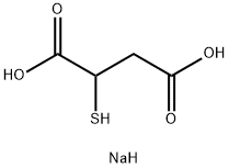 MERCAPTOSUCCINIC ACID, SODIUM SALT 结构式