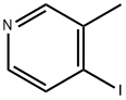 4-碘-3-甲基吡啶 结构式