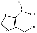 (3-(羟甲基)噻吩-2-基)硼酸 结构式