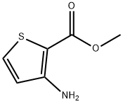 3-氨基-2-噻吩甲酸甲酯 结构式