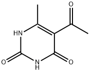 5-乙酰基-6-甲基嘧啶-2,4(1H,3H)-二酮 结构式