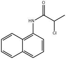丙酰胺,N-(1-萘基)-2-氯- 结构式