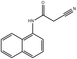 2-氰基-N-萘-1-基-乙酰胺 结构式