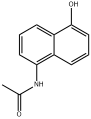 N-(5-HYDROXY-1-NAPHTHYL)ACETAMIDE 结构式