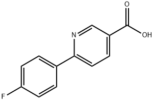 6-(4-氟苯基)烟酸 结构式