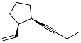 Cyclopentane, 1-(1-butynyl)-2-ethenyl-, (1R,2R)- (9CI) 结构式