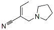 1-Pyrrolidinepropanenitrile,alpha-ethylidene-,(alphaE)-(9CI) 结构式