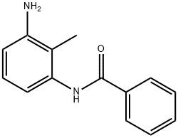 N-(3-氨基-2-甲基苯基)苯甲酰胺 结构式