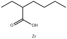 2-乙基己酸锆(IV) 结构式