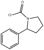 1-Pyrrolidinecarbonyl chloride, 2-phenyl- (9CI) 结构式